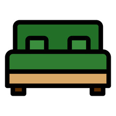 Sticker - bed icon