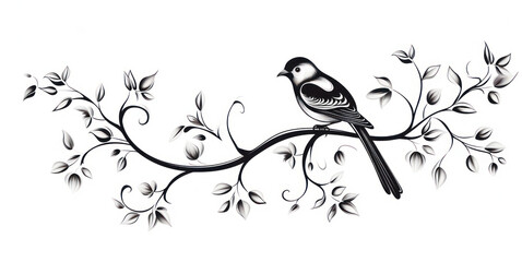 Sticker - PNG Bird graphics black creativity.