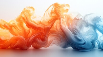 Poster - Abstract Swirling Colors