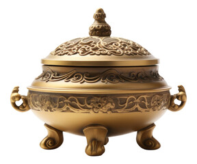 Poster - PNG Incense Burner porcelain pottery bronze.