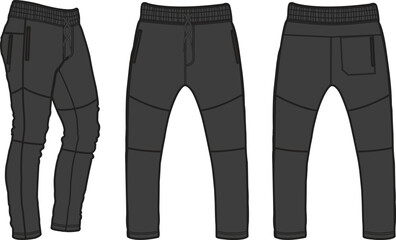 Wall Mural - Jogger, Sport suits design template, sweat pant, jogging