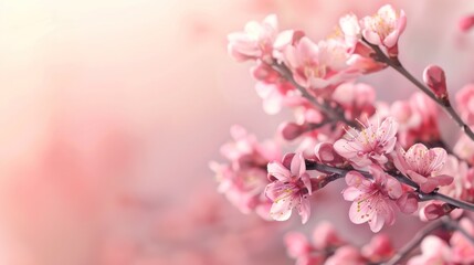 Canvas Print - Delicate Pink Blossoms