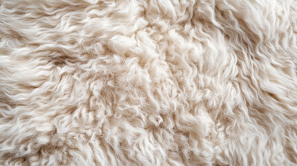 Wall Mural - Close up of goat wool texture for background