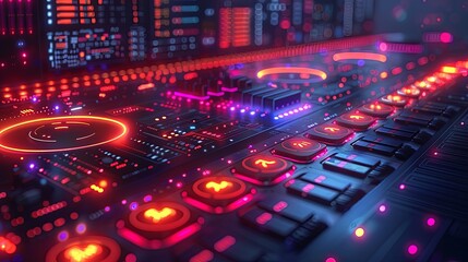 Wall Mural - Call center, online customer support. Contact Us Customer Service For Personal Assistant Service, Person Advisor and Social Media Network. 3D Web Vector Illustrations