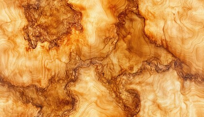 Wall Mural - Exotic amboina burl with chaotic grain patterns, ideal for highend decorative pieces, luxury wood texture, artistic refinement