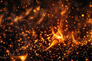 Poster - Abstract Fire Sparks Bokeh Photography