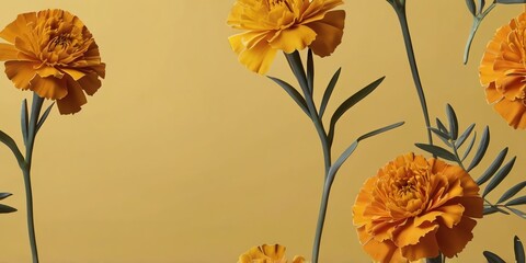 Wall Mural - an aesthetic yellow background