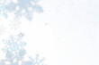 © Rawpixel.com - PNG Winter-themed snowflakes border, transparent background