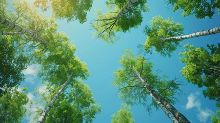 Sticker - Looking Up Through the Canopy