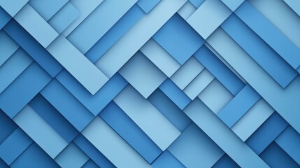 Wall Mural - A sleek blue abstract background with modern geometric elements ideal for banners, covers, and business presentations.