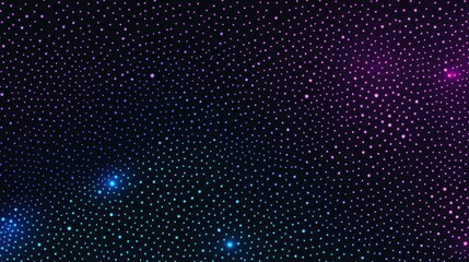 Wall Mural - dive into a vibrant world of glowing particles and liquid dots, showcasing modern tech and abstract 