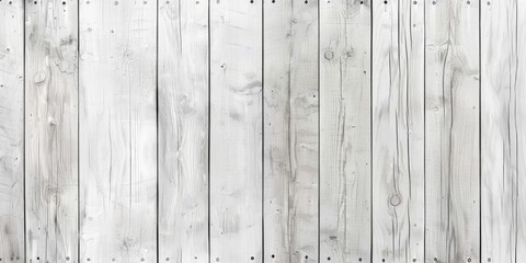 Poster - Pale Gray Wood Flooring Pattern