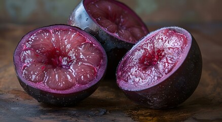 Sticker - a close up of a fruit.