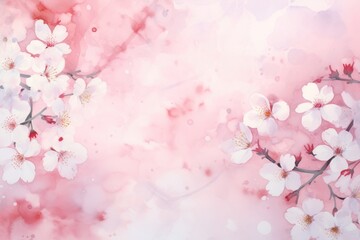 Sticker - Background cherry blossom backgrounds flower plant.