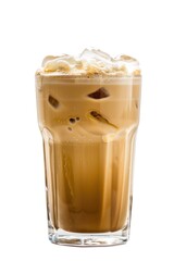 Canvas Print - Refreshing iced coffee with cream