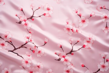 Poster - Cherry blossom pattern backgrounds flower petal.