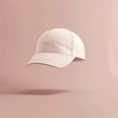 Canvas Print - Hat mockup clothing apparel cap.