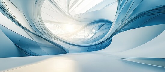 Wall Mural - Abstract Futuristic Architectural Design