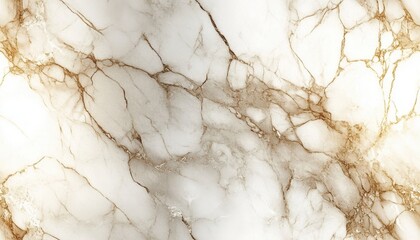 Wall Mural - Seamless white marble with light brown veins, [Abstract Background Marble], [Natural and refined]