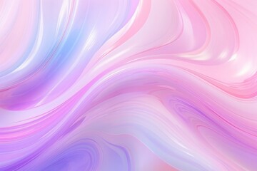 Poster - Rainbow holographic background with wavy swirls purple backgrounds abstract.