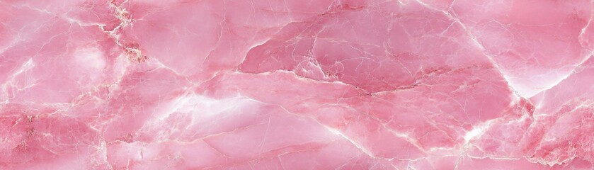 Poster - Seamless marble texture in pale pink with subtle gold veins, [Abstract Background Marble], [Soft and romantic]