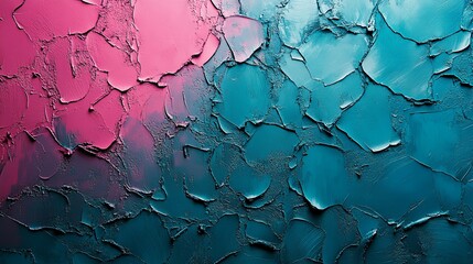 Canvas Print - a blue and pink background