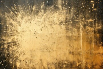 Canvas Print - Fireworks backgrounds texture gold.