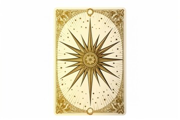 Sticker - White background chandelier dartboard sundial.