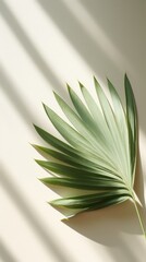 Wall Mural - Woodplank plant green leaf.