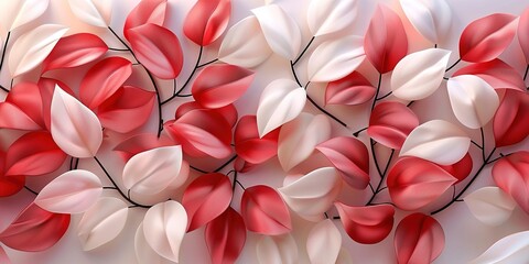 Wall Mural - red rose petals