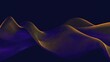 © Ahmad M. - abstract rhythm wavy line graphic for background