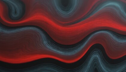 Wall Mural - Abstract red and blue wavy lines background.