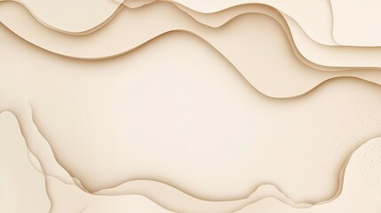 Wall Mural -  Abstract Minimalistic Background in Beige, Featuring Subtle Textures and Soft Hues for a Clean and Modern Aesthetic. Ideal for Elegant Designs and Neutral Backdrops.