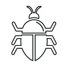 Canvas Print - Bug Icon