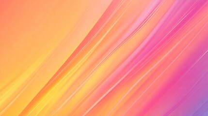 Wall Mural - Vibrant abstract waves in shades of pink and orange create a dynamic visual experience.