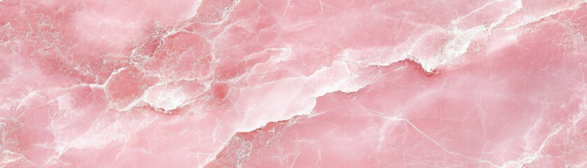 Wall Mural - Seamless marble texture in pale pink with subtle gold veins, [Abstract Background Marble], [Soft and romantic]