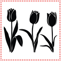 Wall Mural - Tulips  The perfect floral accent to bring color and charm to your garden or home decor.