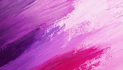 Wall Mural - Vibrant Abstract Brushstrokes: Pink and Purple Acrylic Texture for Creative Design. Elegant Minimalist Composition with Artistic Oil Paint Effect. Versatile Background for Posters, UI, Web, and Market