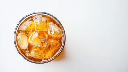 Canvas Print - Iced Tea with Ice Cubes