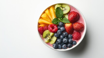 Poster - Delicious Fruit Smoothie Bowl