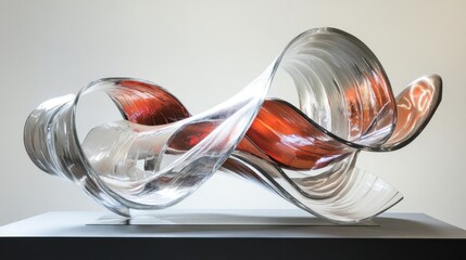 Poster - Abstract Glass Sculpture