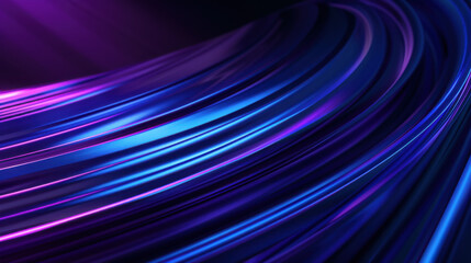 Wall Mural - A long, curvy line of blue and purple colors