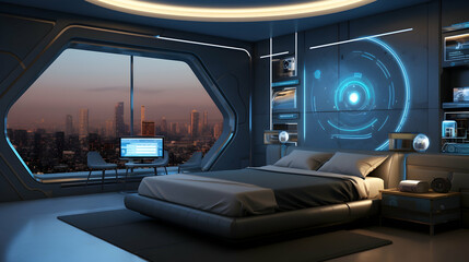 Smart bedroom with integrated technology