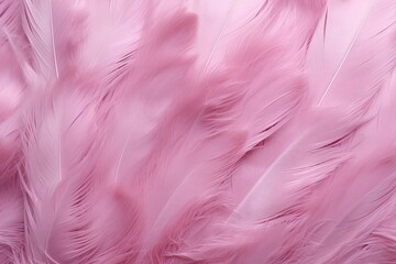 Wall Mural - Soft feather close-up texture flat lay background