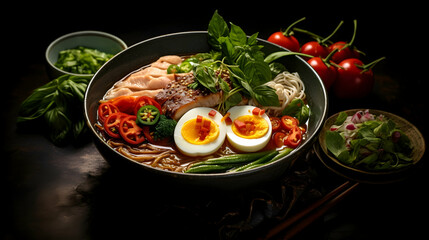 Wall Mural - Vietnamese pho inspired ramen