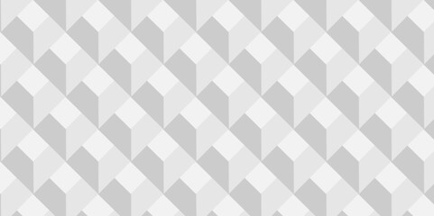 	
Seamless vector cube triangle geometric tile mosaic wall grid retro digital hexagon technology wallpaper background. white and gray block cube structure backdrop square triangle texture vintage desi