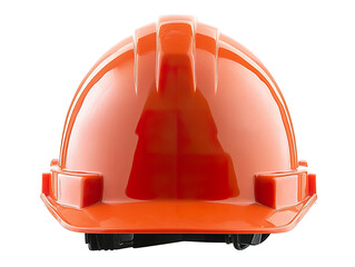 Wall Mural - orange safety hard hat isolated PNG