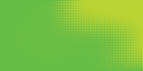 Wall Mural - dots halftone green color pattern gradient texture with technology digital background. dots pop art 