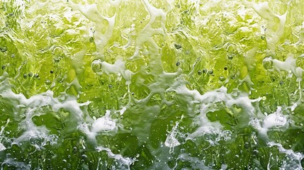 Wall Mural - Green Water Texture.