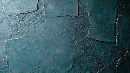 Fototapete - Teal Textured Wall.